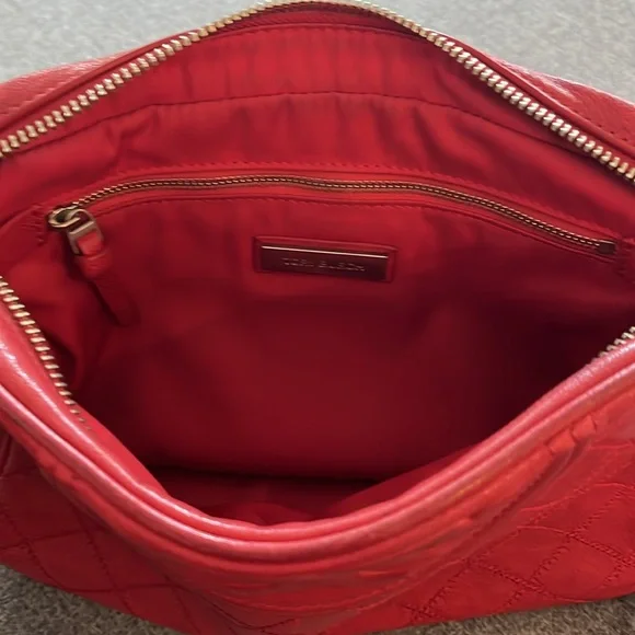 Tory Burch Fleming Red Crossbody Camera Bag - Picture 7 of 14